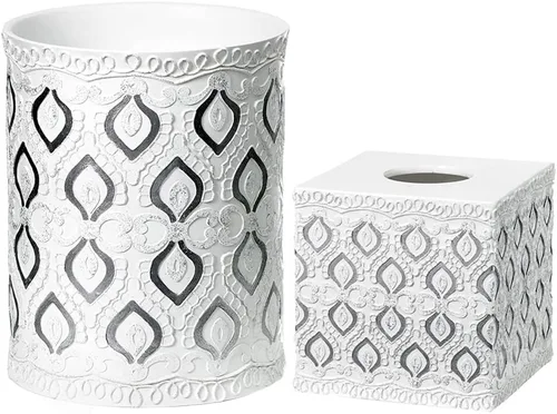 Vista 30 de Zahari Home Capri - Juego de toallas de baño de 3 piezas, toalla de baño, toalla de mano y toalla facial, decoración moderna, hermoso diseño único