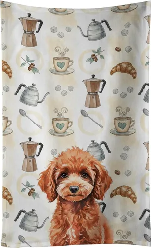Vista 367 de Caroline's Treasures Afghan Hound - Toalla de cocina para barra de café, terciopelo frontal y lazo de algodón, lavable a máquina Sabueso afgano
