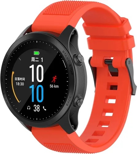 Vista 6 de Compatible con Garmin Fenix 6 Pro Watch Bands, Forerunner 945 Bands, 0.866 in Quickfit Silicona Correa de repuesto para Garmin Instinct, Fenix 5