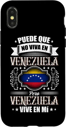 Vista 5 de Funda para iPhone 16 Puede Que Yo No Viva En Venezuela, Pero Venezuela Vive En Mí