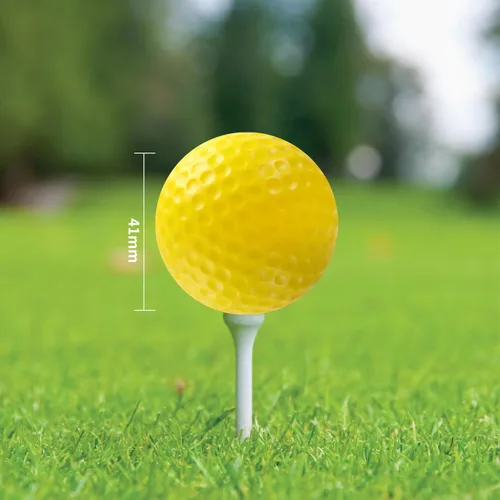Vista 2 de Guirnd 20 Pack Practice Golf Balls, 41mm Foam Golf Balls, Realistic Feel and Long Lasting Limited Fligh Practice Golf Balls for Backyard, Foam Golf