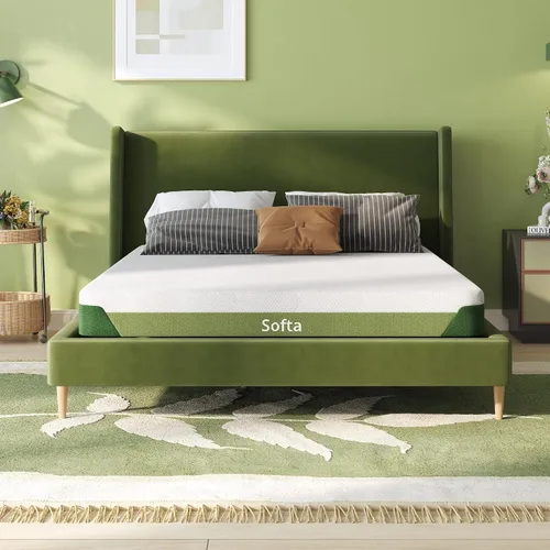 Vista 21 de Softa - Colchón de espuma viscoelástica de gel refrigerante doble, 6