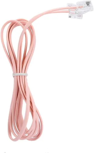 Vista 6 de Vikye Teléfono fijo, teléfono doméstico de estilo europeo, forma de labios rosados de moda, teléfono fijo de escritorio, teléfono creativo para uso
