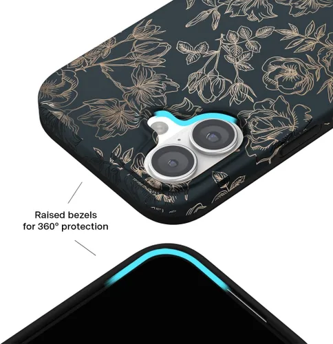 Vista 439 de VELVET CAVIAR Funda para iPhone 15, compatible con MagSafe, probada contra caídas de 10 pies, fundas protectoras de diseño, leopardo color rosa