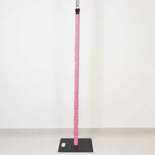 Vista 13 de Efavormart - Cubierta vertical para poste de elastano, 20 pies, color negro, tela elástica para colgar candelabros de aluminio curvado, tubería