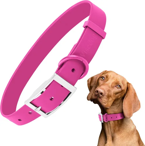 Vista 14 de Wisedog Collar de perro impermeable, XS 7"-10", negro