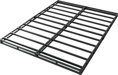Vista 8 de YORMDMO Somier de 3 pulgadas, resortes de caja tamaño Queen con cubierta de tela, bases de metal resistente de bajo perfil, fácil montaje, capacidad