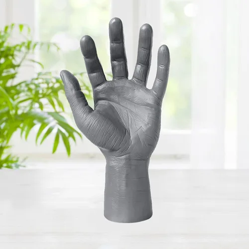 Vista 6 de Menolana Maniquí masculino de PVC mano de los hombres, muestra joyería pulsera guante organizador soporte soporte, mostrando - izquierda
