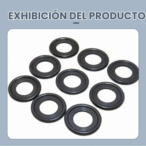 Vista 7 de 10 juntas de tornillo de drenaje de aceite, juego de juntas de goma de sellado a prueba de fugas M14, bandeja de aceite se adapta perfectamente a