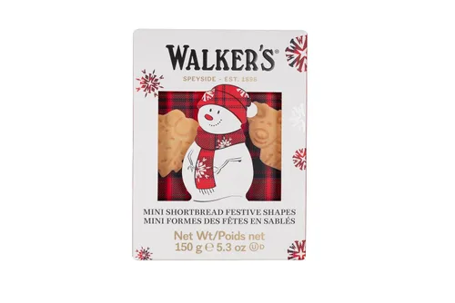 Vista 9 de Walker's Shortbread - Mini galletas navideñas en forma de árbol de Navidad, galletas de mantequilla pura, caja de 5.3 onzas Forma de árbol
