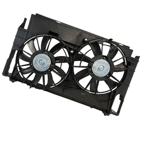 Vista 2 de munirater Reemplazo del ventilador de enfriamiento del condensador del radiador dual para RAV4 2013-2017