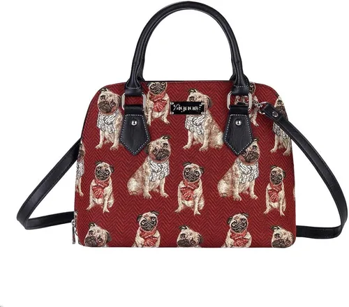 Vista 2 de Signare Tapestry Hand Shoulder Bag for Women Fashionable Cross Body bag Purses for Woman Satchel Bag for Women Girls Teen