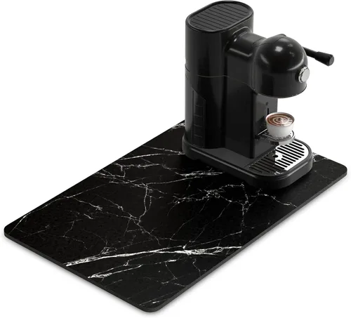 Vista 64 de Rnivvi Tapete de secado de platos para encimera de cocina, 16 x 18 pulgadas, bonita almohadilla de secado absorbente resistente al calor con goma