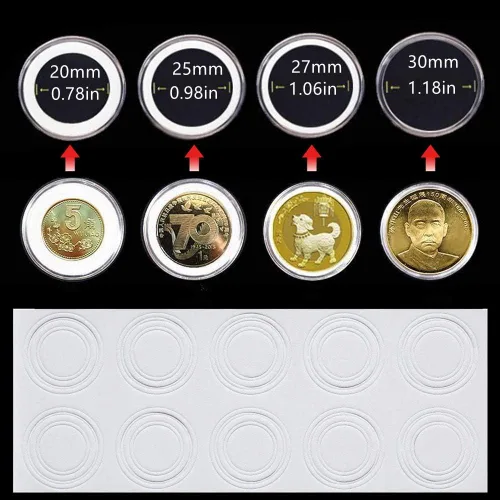 Vista 3 de AITIME Funda para coleccionista de monedas, 30mm