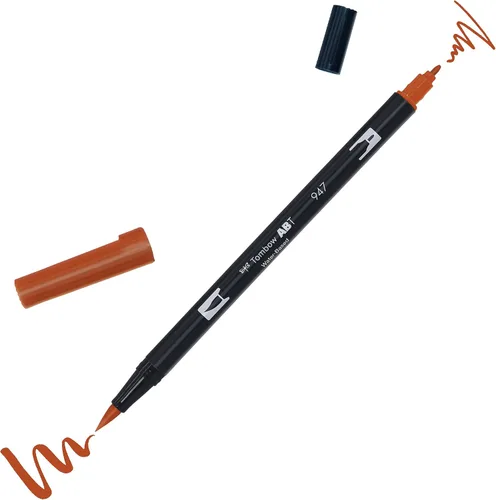 Vista 47 de Tombow Rotulador de Punta Doble, Abt, No. 025 (AB-T025)