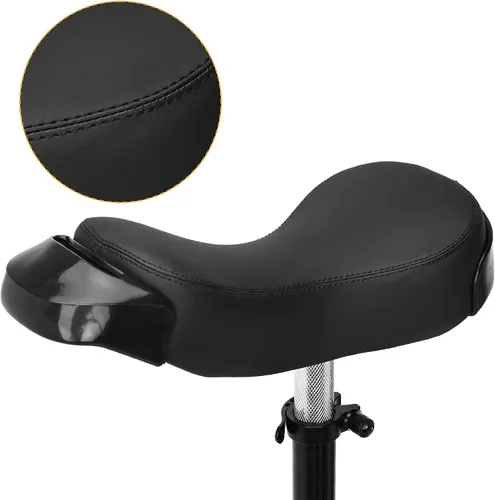 Vista 3 de Nisorpa Bicicleta clásica de una rueda negra de 20 pulgadas con borde de aleación antideslizante y pedal de altura ajustable para niños y adultos
