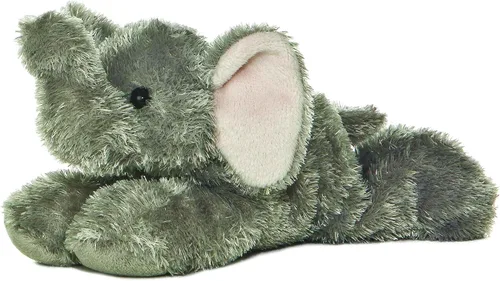 Vista 20 de Aurora® Adorable Mini Flopsie™ Mei Mei™ Animal de peluche, facilidad juguetona, compañeros atemporales, color blanco, 8 pulgadas