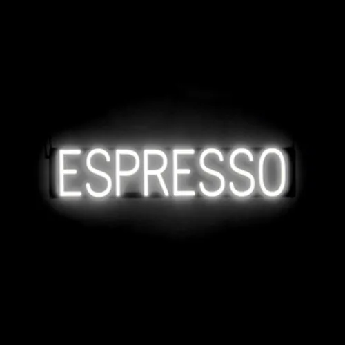 Vista 36 de SpellBrite Letrero de té Aspecto de letrero de té neón, luz LED azul, 13.1 x 6.3 pulgadas Ultra-Bright Click-Together Signage for Cafes, with