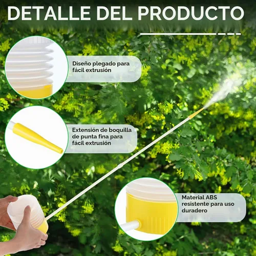 Vista 3 de Plumero de tierra de diatomeas con boquilla de extensión ajustable de 12 a 36 pulgadas, polvo de tierra de diatomeas para control de plagas
