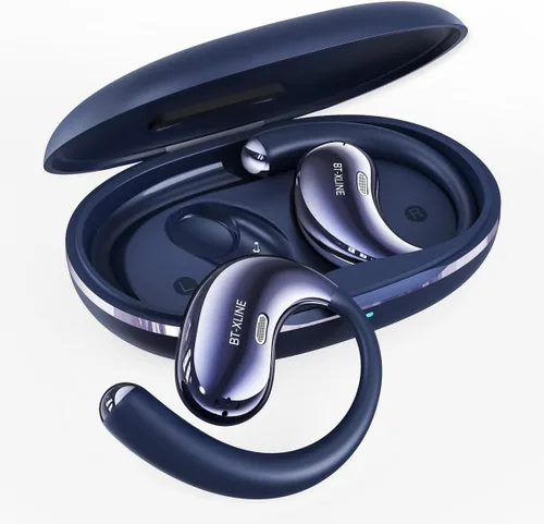 Vista 7 de Micool Auriculares deportivos de oreja abierta Bluetooth 6.0, auriculares inalámbricos con clip con tiempo de reproducción de 36 horas para correr