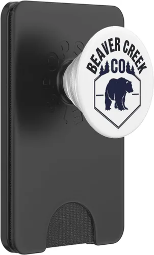 Vista 7 de Beaver Creek Colorado Bear Wildlife Beaver Creek Animal Bear PopSockets Adhesive PopGrip