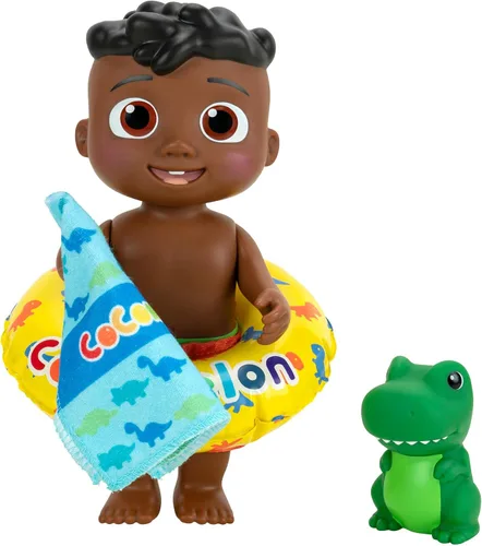 Vista 13 de CoComelon Muñeco de Peluche Musical JJ - Presiona la Barriguita para Cantar Clips de Canciones de Cuna - Incluye Función y Pequeños Osos de Peluche