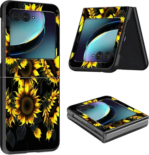 Vista 9 de Funda para Moto Razr Plus 2023 para Motorola Razr Plus Funda delgada y ligera de policarbonato duro a prueba de golpes Funda protectora para Audio