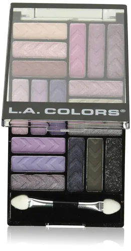 Vista 3 de L.A. COLORS - Paleta de sombra de ojos Glam de 18 colores, Diva Glam CES748