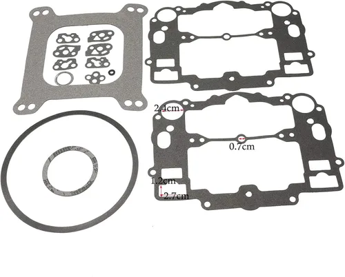 Vista 2 de Kit de reconstrucción de carburador Trucktok con flotadores de latón de reemplazo para carburador 1400 1405 1406 1407 1409 1410 1411 Carburador AFB