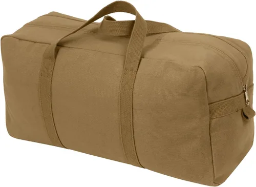 Vista 5 de Rothco Bolsa de herramientas estilo tanque de lienzo - Portaequipaje multiuso resistente para mecánicos, plomeros, electricistas, atletas, negro