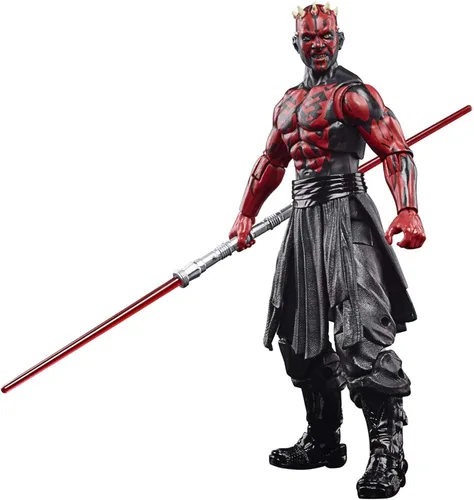 Vista 4 de Hasbro Star Wars Black SER 50TH ANN 6IN Darth Maul Figura de acción, 4 a 99 años