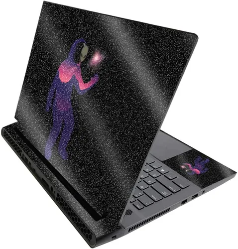 Vista 107 de MightySkins - Skin brillante con purpurina para Alienware M17 R3 (2020) y M17 R4 (2021) - Diversión de los años 90 Acabado duradero con purpurina