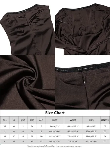 Vista 5 de Y2k - Vestidos sin tirantes para mujer, vestido de tubo de moda, vestidos sexys para mujer, cita nocturna