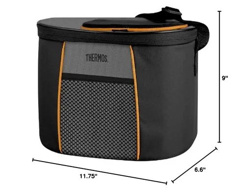 Vista 2 de ELEMENTO 5 - 12 REFRIGERADOR DE LATAS NEGRO/NARANJA