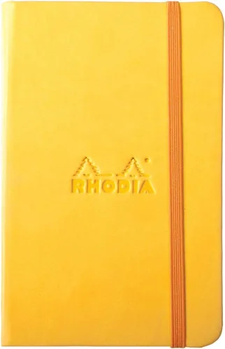 Vista 9 de Rhodia Rhodiarama Cuaderno Web A5, 5.5 in x 8.25 in, Rayado - Anís (118746)
