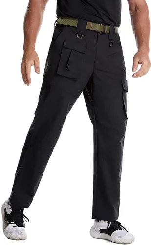 Vista 6 de Mr.Stream Pantalones BDU de trabajo con múltiples bolsillos para hombre