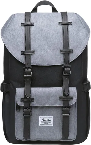 Vista 19 de Kaukko mochila para laptop de 15.6 pulgadas, mochila de viaje, 0-negro(2pc)), EP5-NEW 0-Negro (2 piezas)