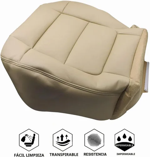 Vista 4 de NLQR - Funda de asiento de microfibra para lado del conductor, color marrón compatible con Ford F150 Lariat 2001 2002 2003