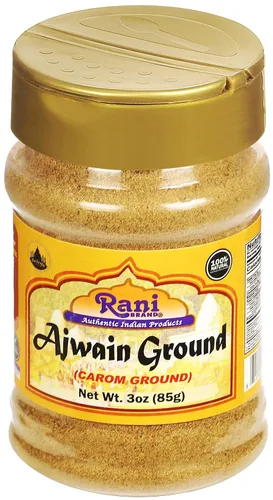 Vista 6 de Rani Ajwain Polvo (Carom Bishops Weed) Especias molidas 3oz (85g) Tarro PET ~ Todo natural Vegano Apto para gluten Sin OMG Kosher Origen