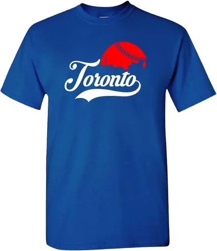 Vista 33 de Xtreme Apparrel Cityscape Skyline - Camiseta para hombre para fanáticos del béisbol