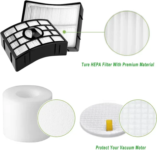 Vista 4 de NV752 AZ1501 AZ1002 Filtros para Shark Rotator Lift-Away Filtro de vacío Piezas de repuesto NV650 NV651 NV750 NV751 NV752 NV753C NV765 NV830 NV831