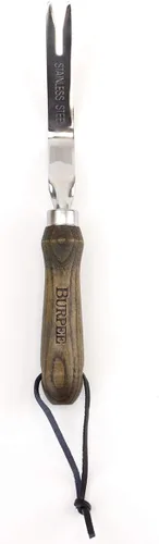 Vista 11 de Burpee - Pala de acero inoxidable resistente, herramienta para jardinería Nuez