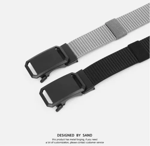 Vista 5 de Duty Quick Men's Tactical Belt-Release Metal Buckle Belt,suits for waist size 28"-42" Gris