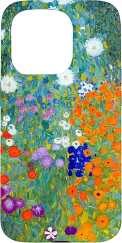 Vista 14 de Gustav Klimt Flower Garden Case for iPhone 16