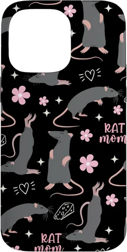 Vista 21 de Funda para iPhone 13 Pro Max Rat Mom Cute Rat Owner Keeper Pet Lover