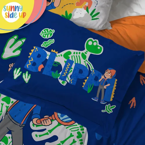 Vista 7 de Juego de edredón para niños Sunny Side Up incluye sábanas y fundas de almohada - Juego de cama suave y acogedor para una decoración elegante