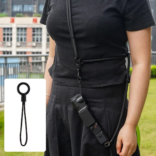 Vista 6 de Gugxiom Funda protectora para Osmo 3 Accesorios, Gimbal de plástico Protector de pantalla Tapa protectora de lente (negro)