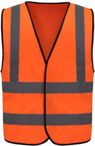 Vista 7 de AYKRM chaleco de alta visibilidad de 12 colores con alta visibilidad reflectante para trabajo de construcción y seguridad (XS-8XL)