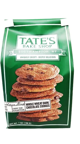 Vista 5 de Tate's Bake Shop Galletas totalmente naturales, doble chispas de chocolate, 12 unidades (paquete de 12)