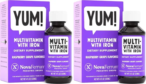 Vista 9 de Suplemento multivitamínico de 1.7 fl oz para bebés y niños, de NovaMV